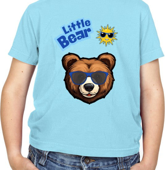 Little Bear Kids T-Shirt (Blue Text)