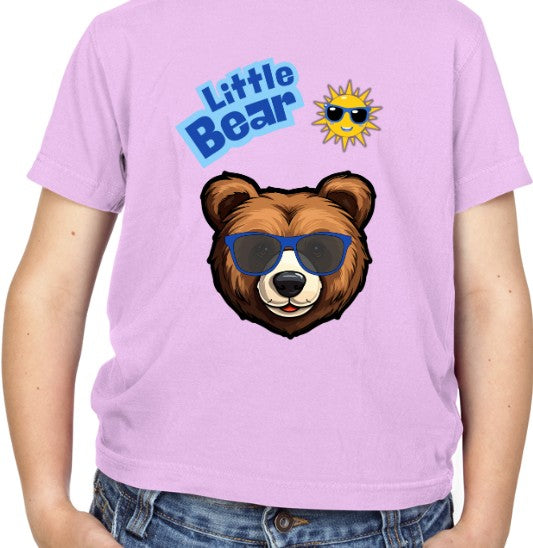 Little Bear Kids T-Shirt (Blue Text)