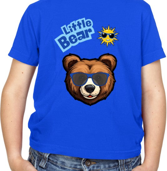 Little Bear Kids T-Shirt (Blue Text)