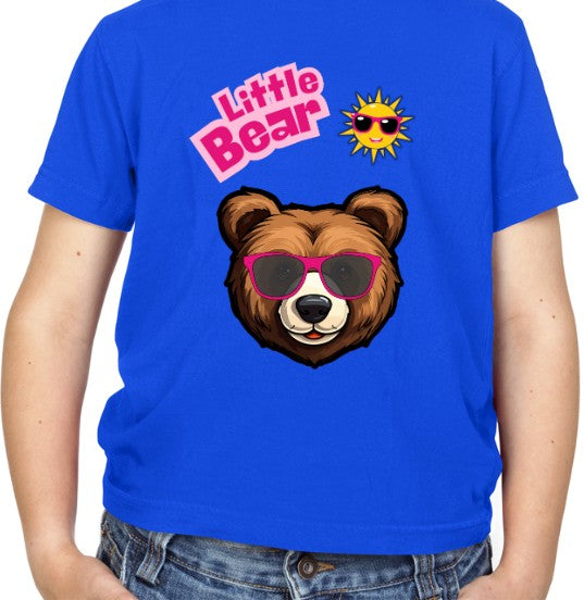 Little Bear Kids T-Shirt (Pink Text)