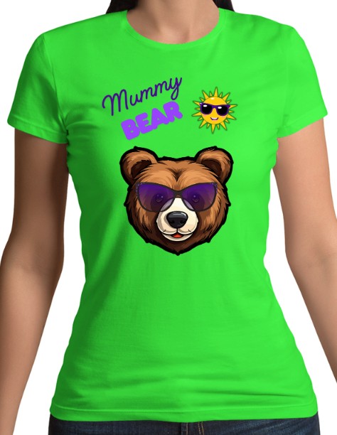 Mummy Bear T-Shirt Fitted (S-XXL)