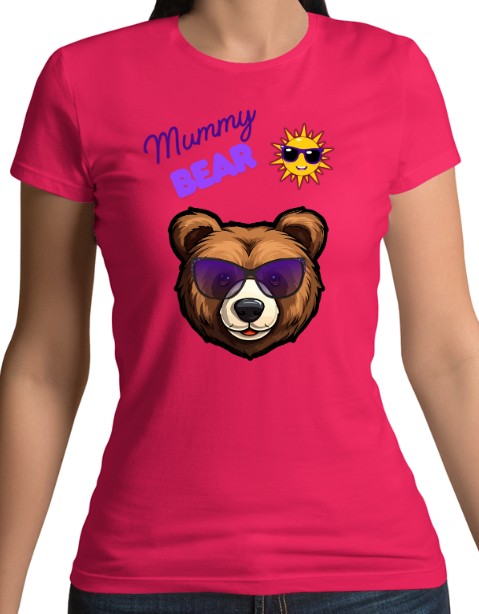 Mummy Bear T-Shirt Fitted (S-XXL)