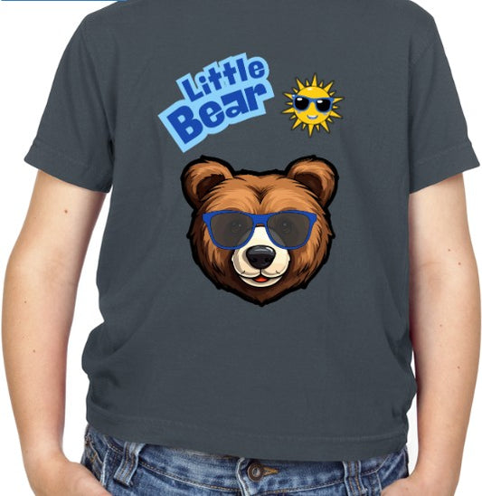 Little Bear Kids T-Shirt (Blue Text)