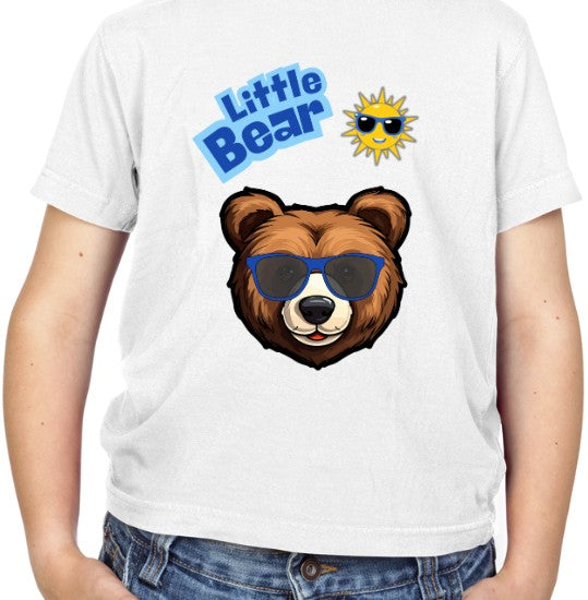 Little Bear Kids T-Shirt (Blue Text)